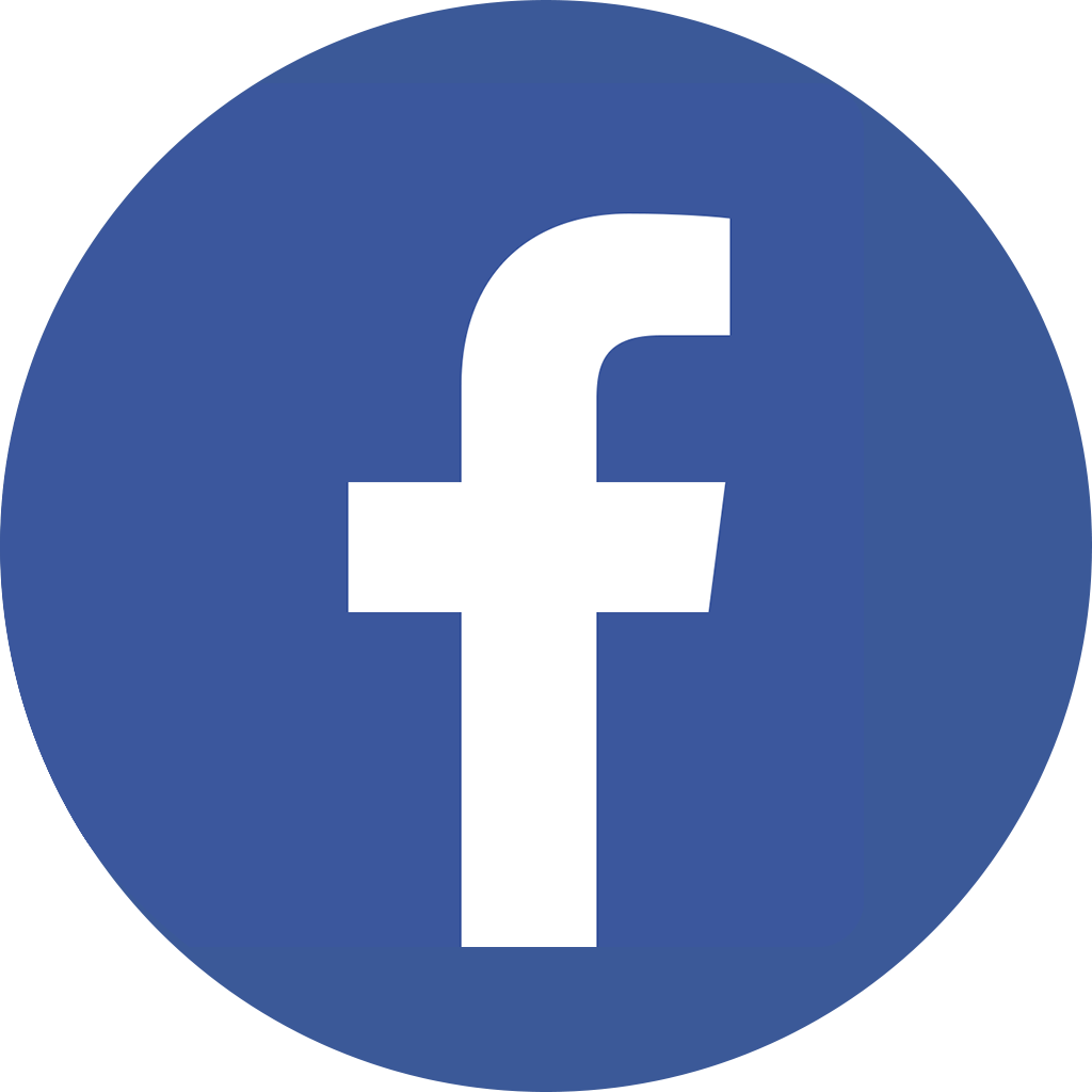 Dark Blue Facebook Circle Logo