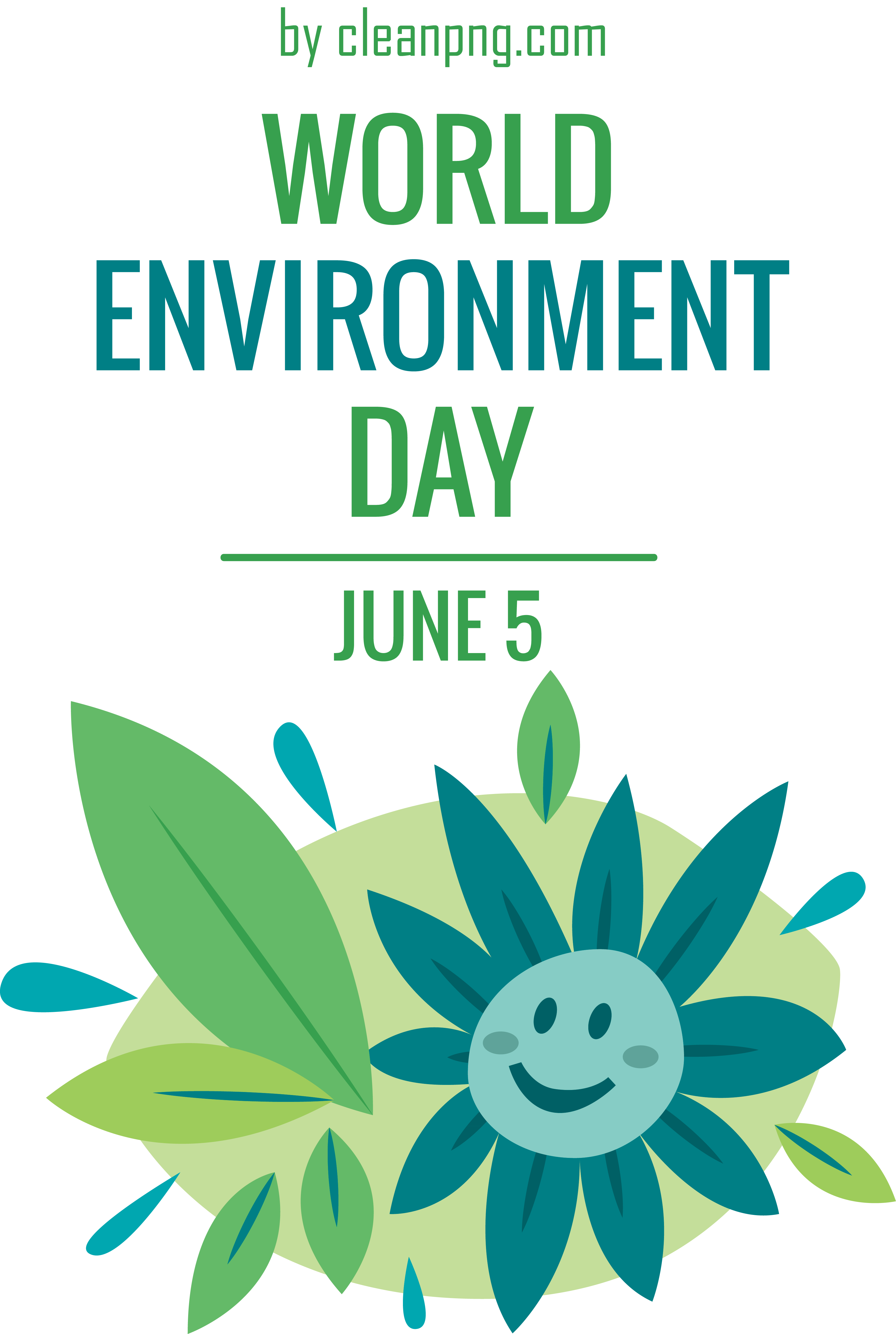 Environment Day Smiley Flower