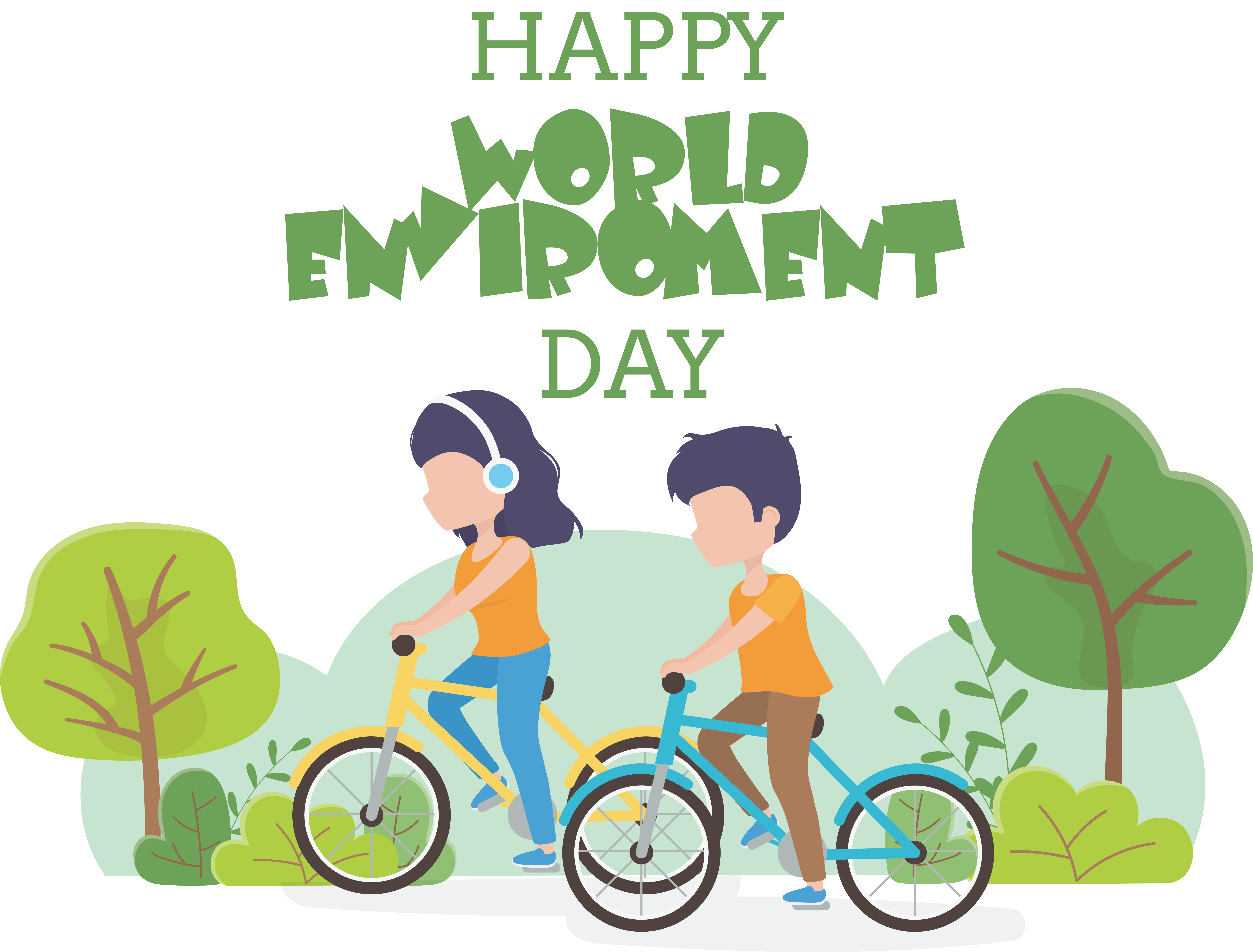 Happy World Environment Day Cycling