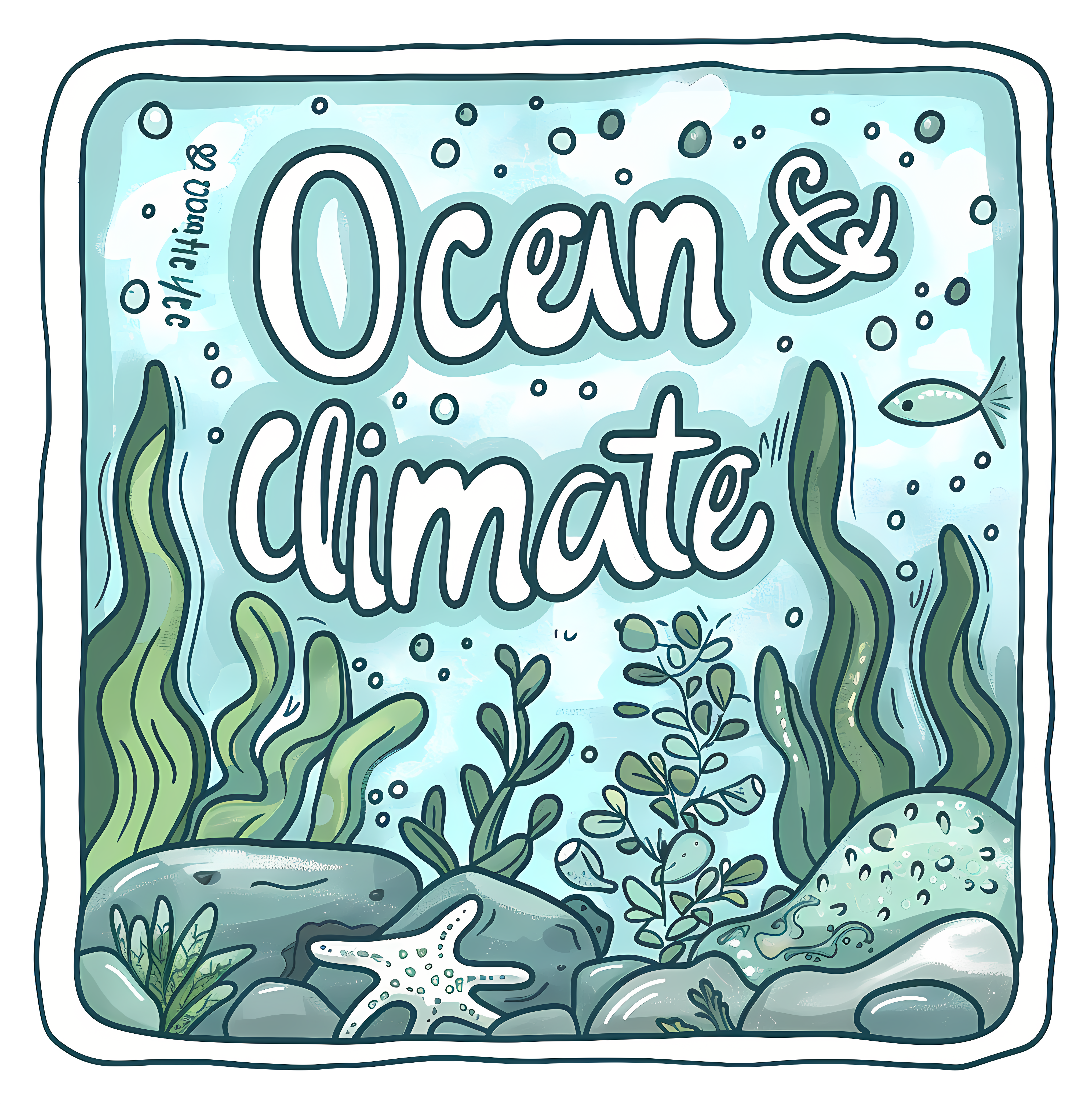 Ocean & Climate Concept with Marine Life