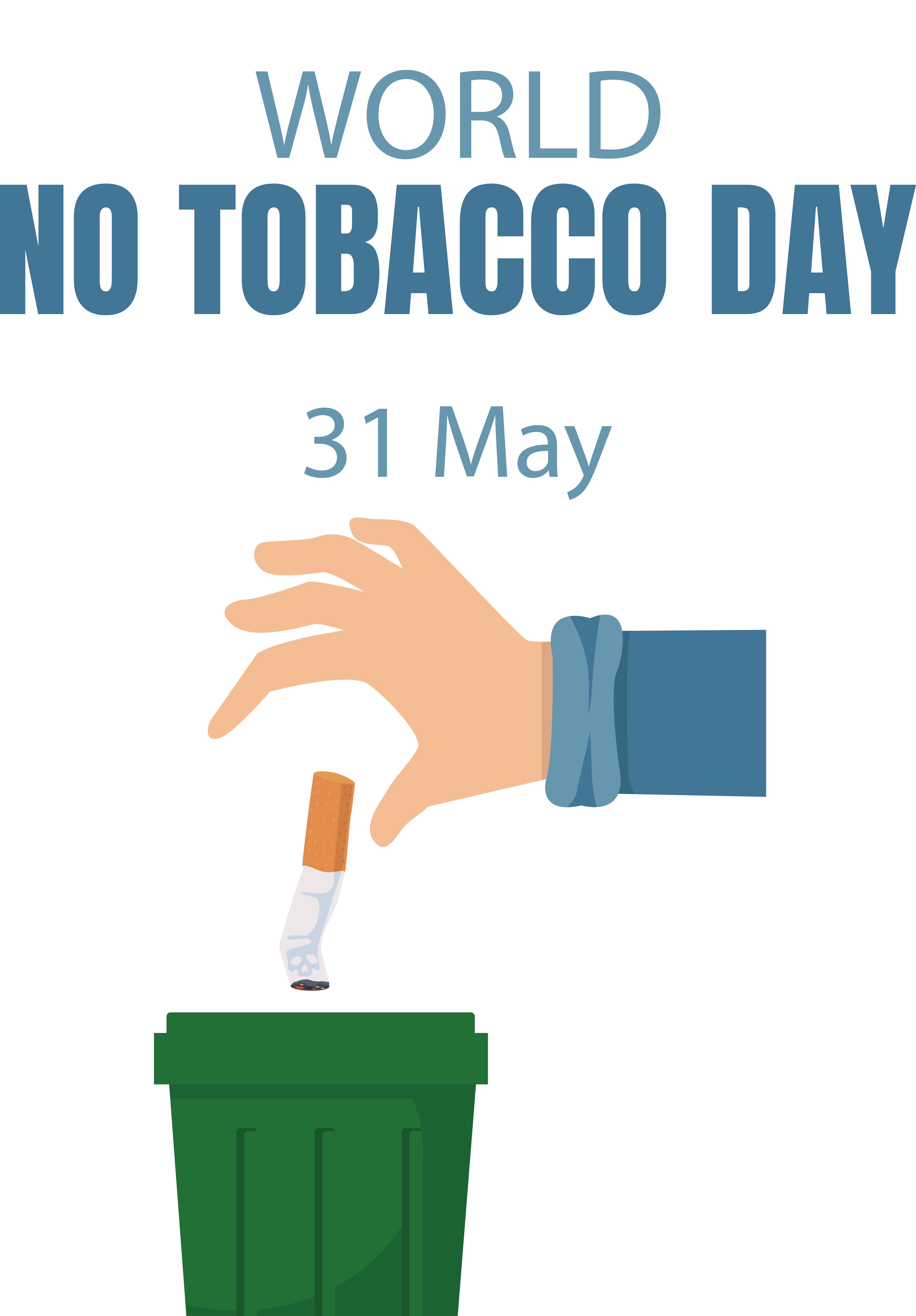 World No Tobacco Day Poster png