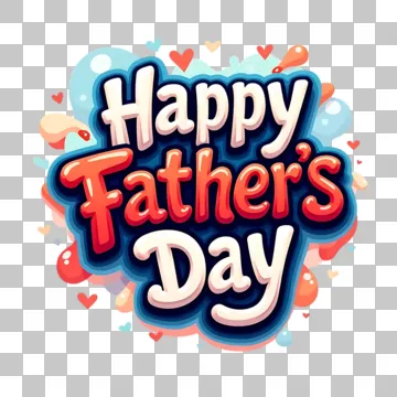 clean graffiti happy father's day - Transparent PNG Free Download