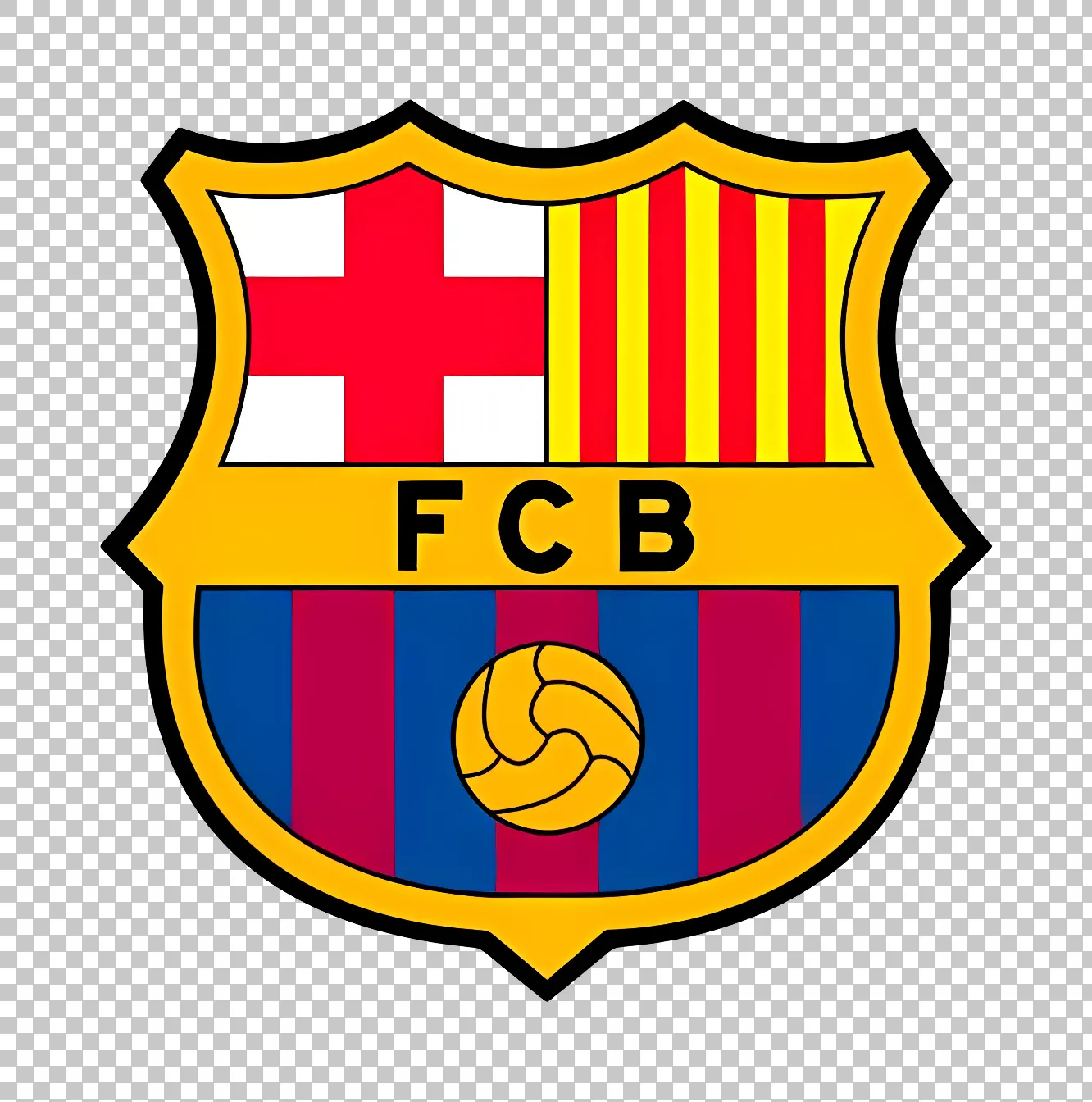 FC Barcelona Logo Emblem Design - Transparent PNG Free Download