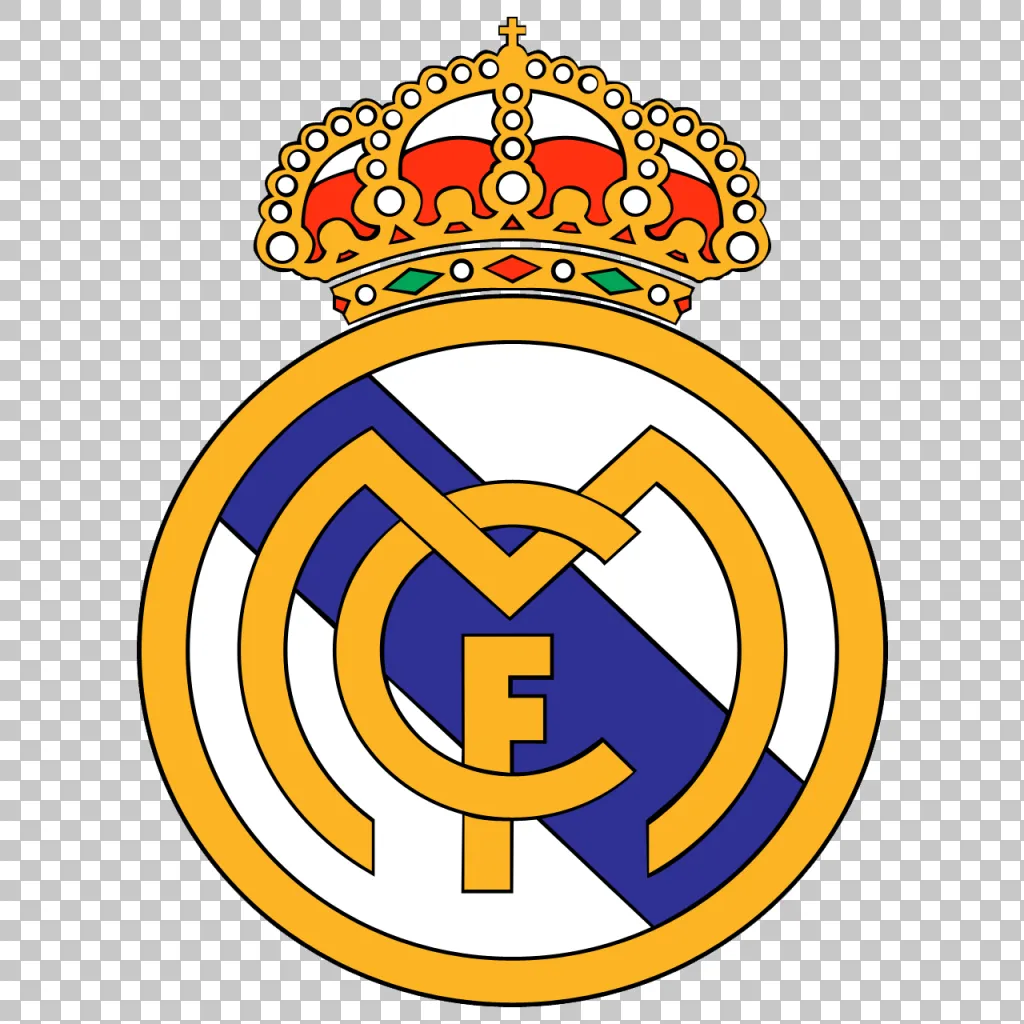 Real Madrid Official Team Logo - Transparent PNG Free Download
